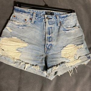 A&F Brand New Jean Shorts